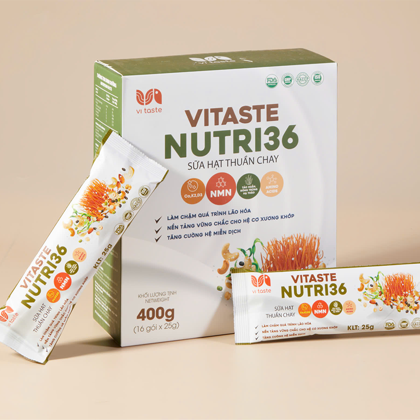 Vi Taste - Sữa hạt thuần chay Nutri36